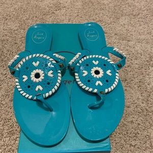 Jack Rogers jelly sandals